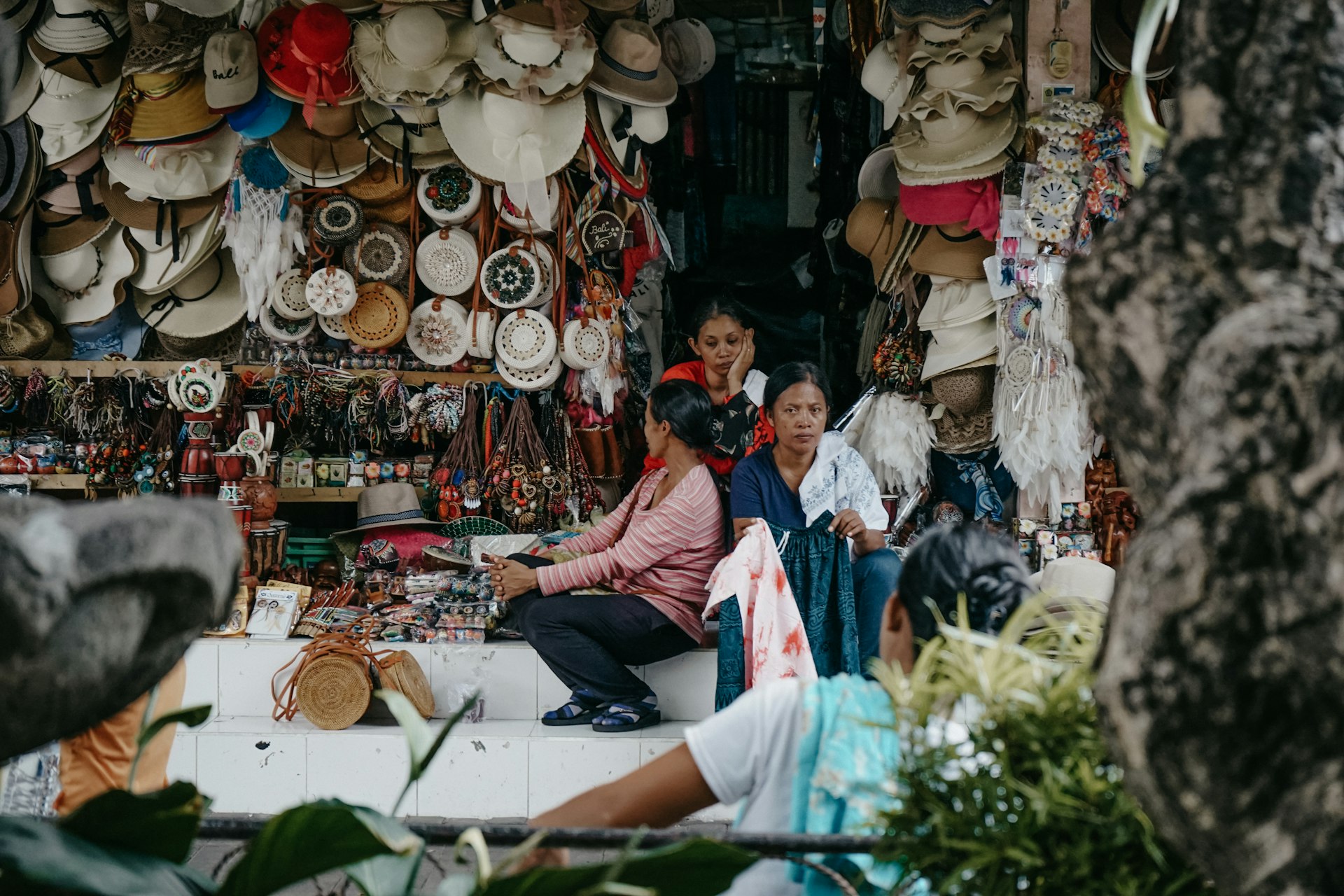 people in market during daytime